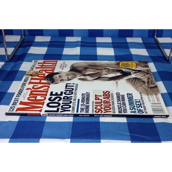 Vintage Men’s Health Magazine August 2002 - Gregg Avedon, Lance Armstrong - Picture 3 of 6